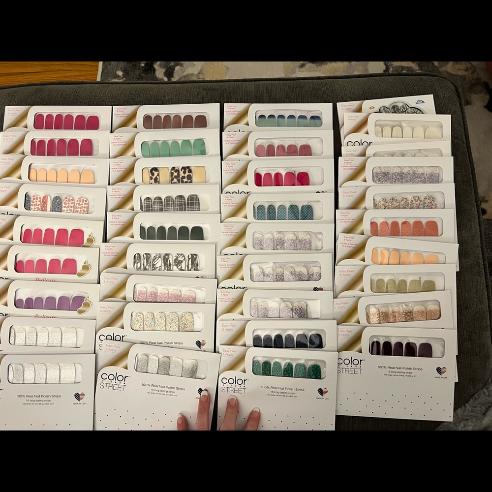 Lot of 36 Color Street NEW Nail Sets